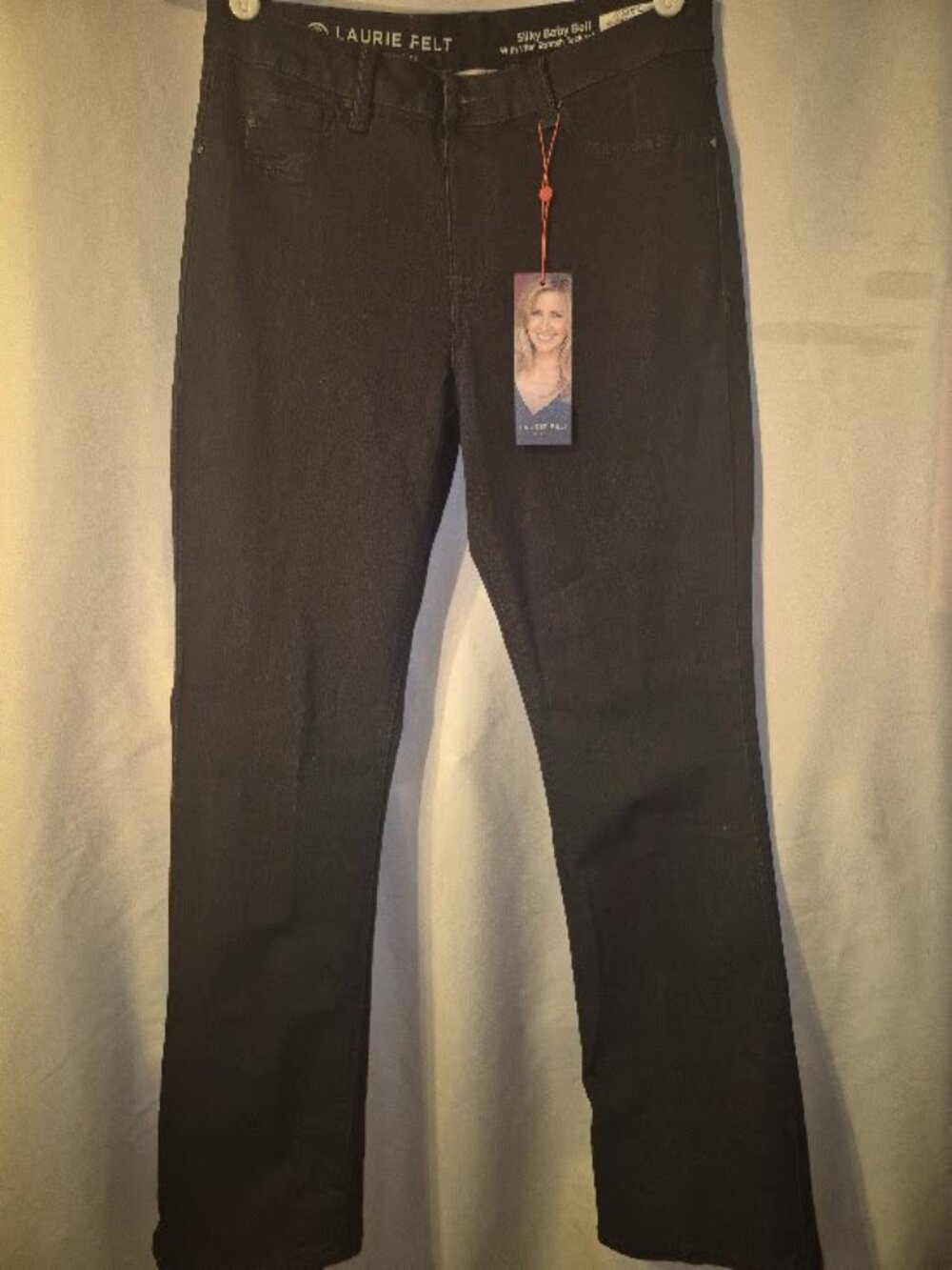 Laurie Felt Silky Baby Bell Jeans - Size 10